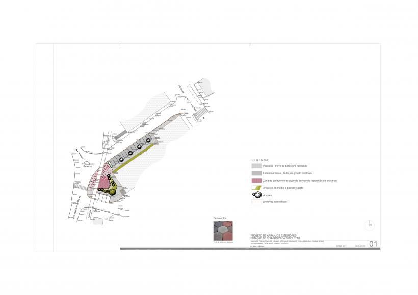 Requalificação do Passeio junto Edifício Campilho