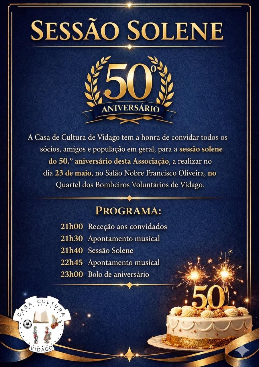 SESS&Atilde;O SOLENE 50&ordm; ANIVERS&Aacute;RIO CCV