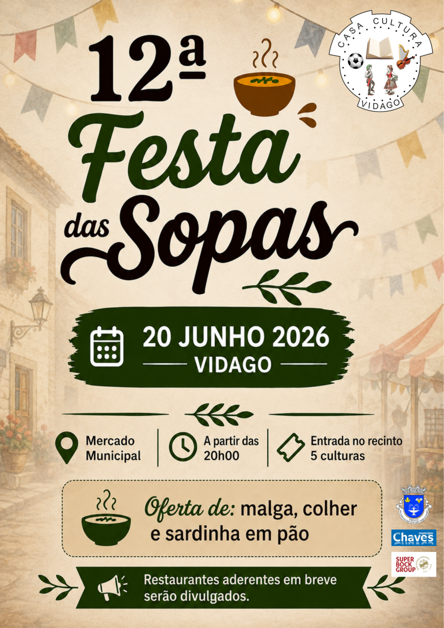 12&ordf; FESTA DAS SOPAS VIDAGO