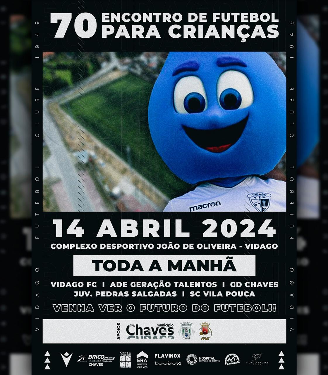 70º encontro de futebol para crianças