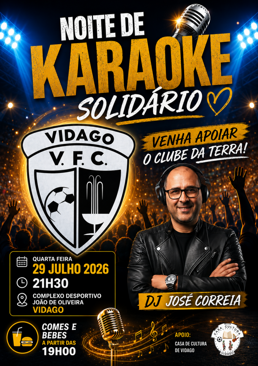 KARAOKE SOLID&Aacute;RIO - VIDAGO FUTEBOL CLUBE